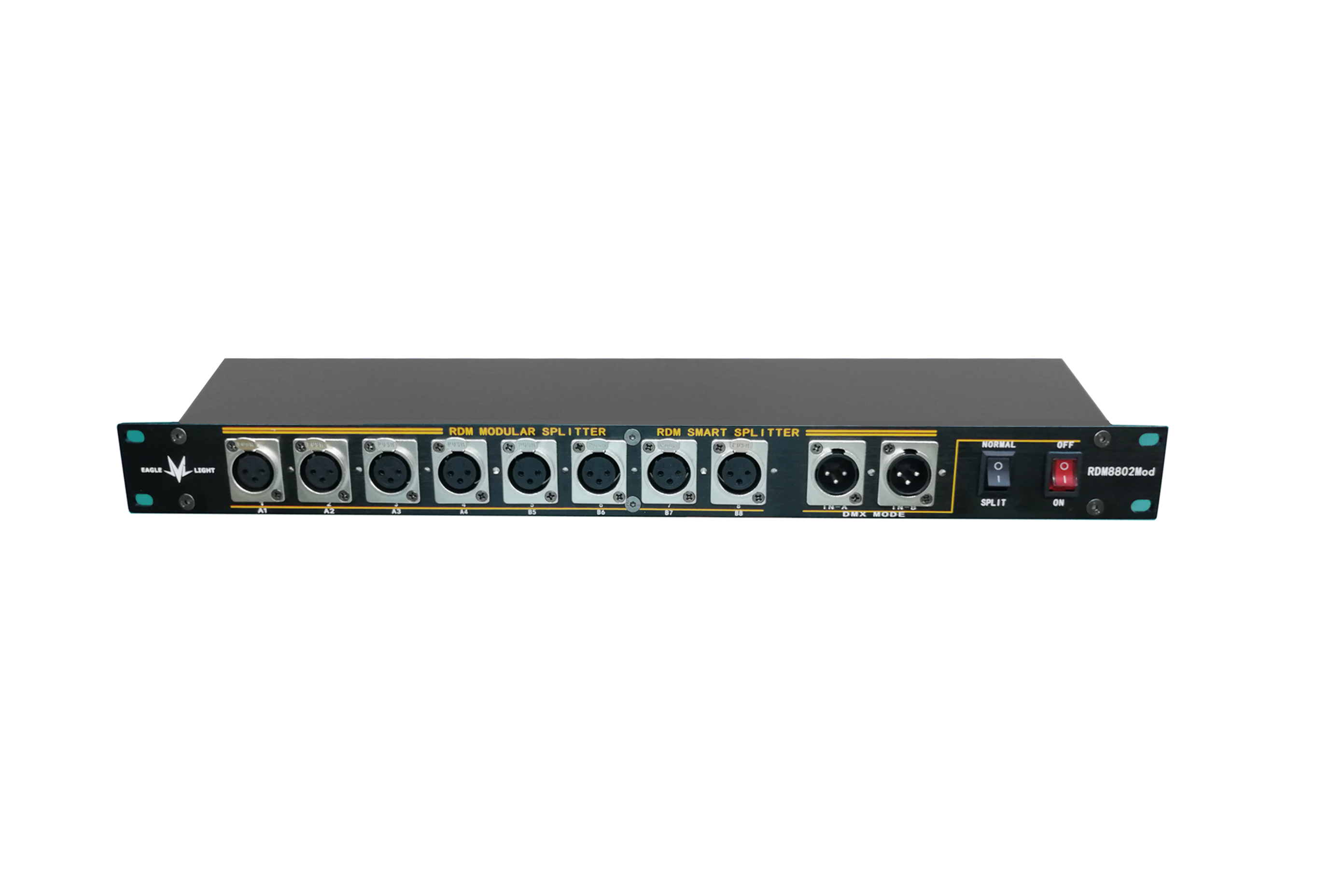 RDM8802Mod 8路模塊RDM放大器（可雙模式切換）